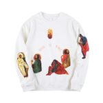 Kanye Jesus Is King Graphic Sweatshirts White