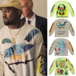 Kanye West Kids See Ghosts Graffiti Sweatshirts1